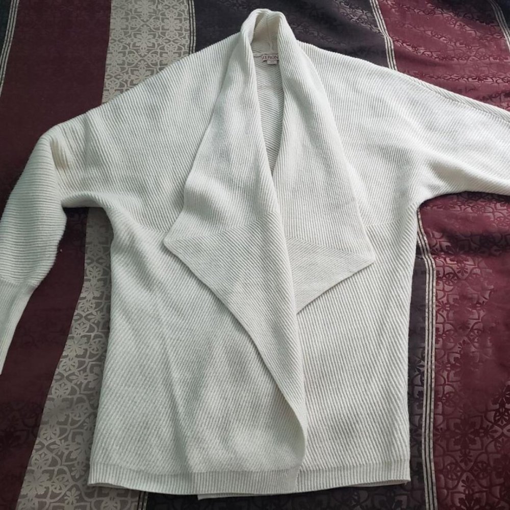 MERONA Women's Draped Open Knitted Cardigan size XS